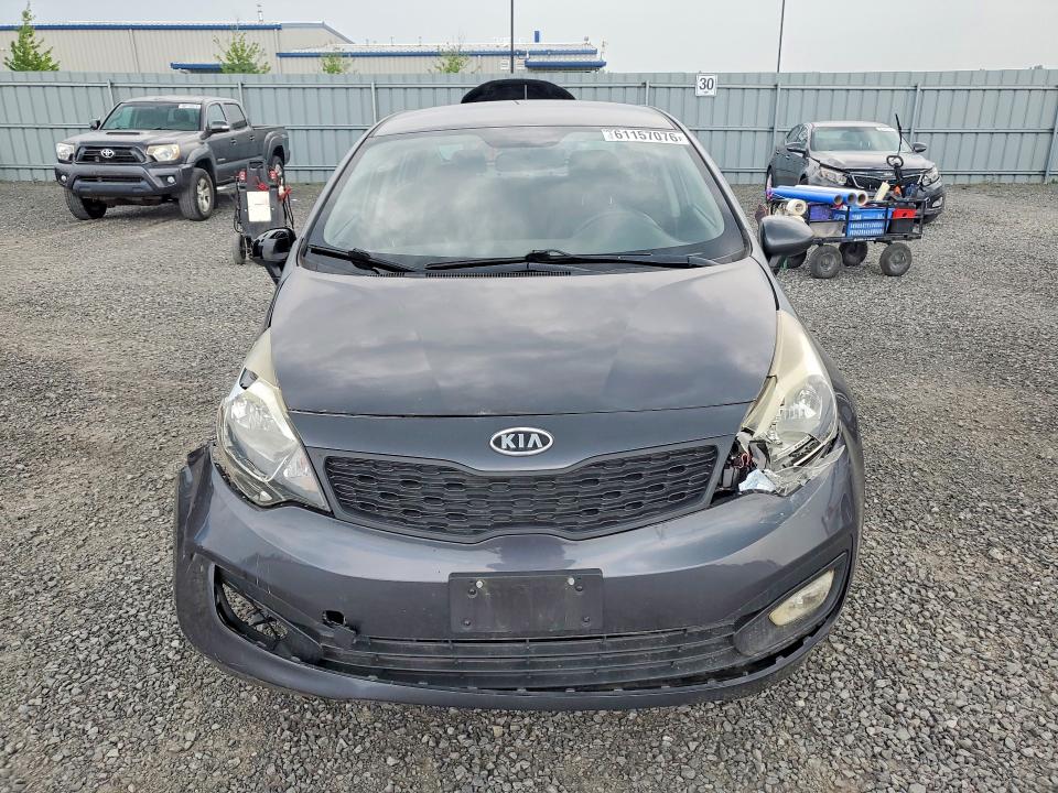 2013 Kia Rio VIN KNADM4A33D6131963 COPART salvage auction — FRONT END, On - Permit No Brand - Unfit, sold $225 on 2026-07-28 (photo 5)