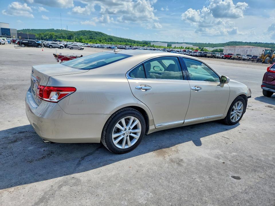 2011 Lexus ES VIN JTHBK1EG1B2459316 COPART salvage auction — FRONT END, Ok - Cert Of Title-Salvage, sold $4,850 on 2026-07-22 (photo 3)
