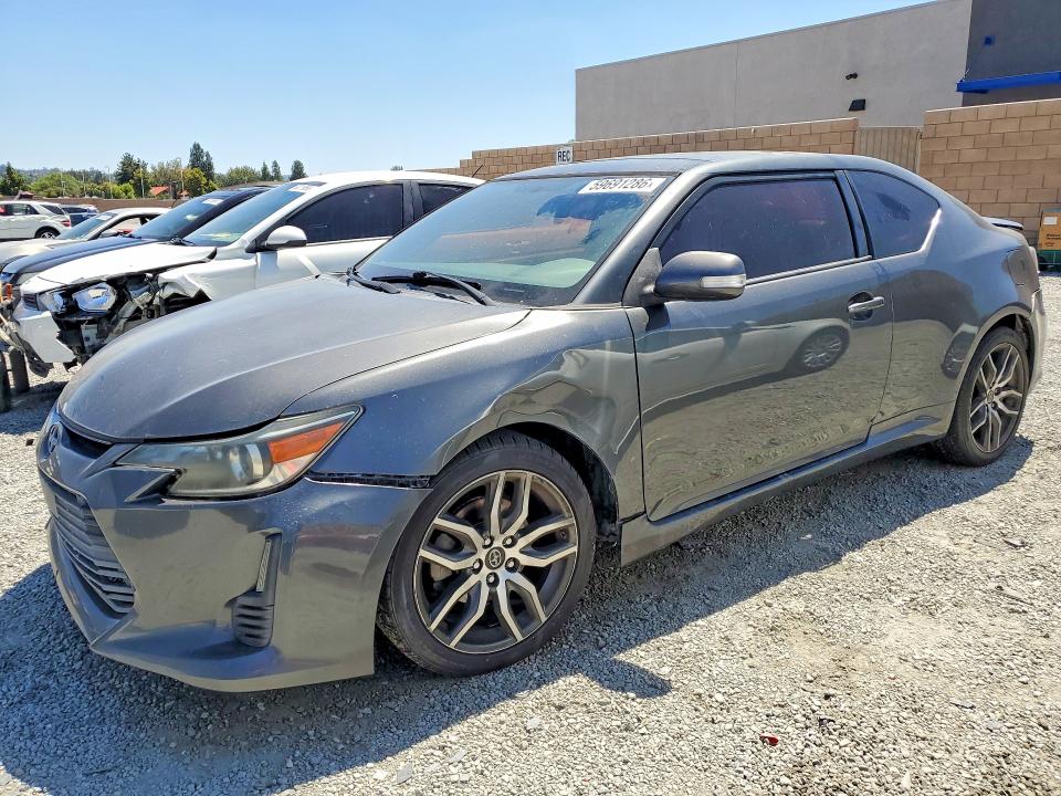 2014 Scion Tc VIN JTKJF5C70E3084151 COPART salvage auction — FRONT END, Ca - Cert Of Title-Salvaged, sold $1,400 on 2026-07-15 (photo 1)