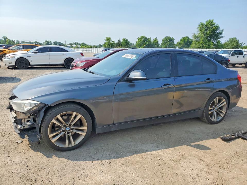 2013 BMW 3 series VIN WBA3B3C56DF536970 COPART salvage auction — FRONT END, ON - PERMIT NO BRAND - UNFIT, sold $425 on 2026-07-28 (photo 1)