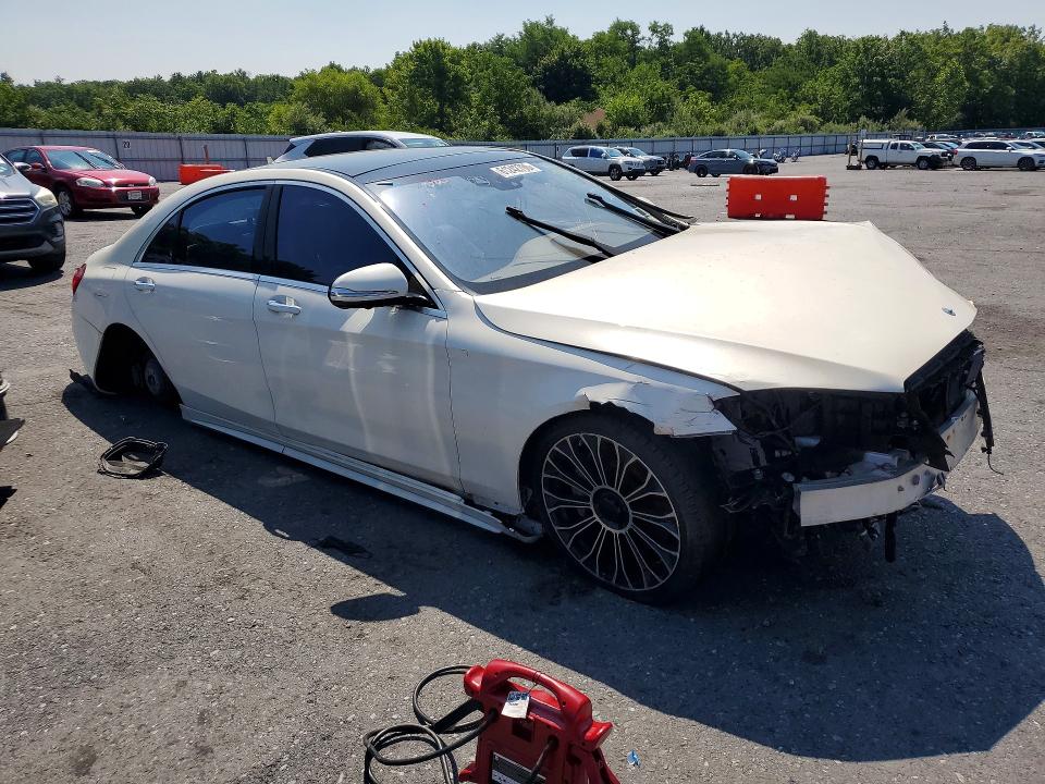 2019 Mercedes-benz S-klasse VIN WDDUG8GB0KA444503 COPART salvage auction — FRONT END, In - Certificate Of Title, sold $11,800 on 2026-08-04 (photo 4)