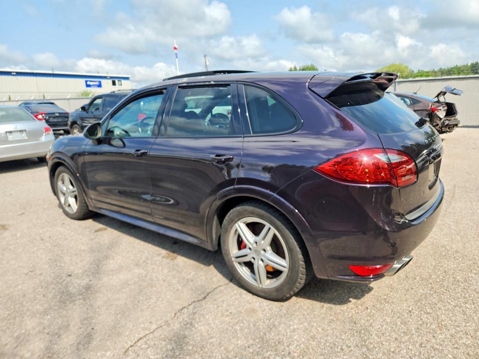 2012 Porsche Cayenne VIN WP1AC2A22CLA83942 COPART salvage auction — MINOR DENT/SCRATCHES, Ir - Non-Repairable, sold $2,800 on 2026-08-11 (photo 2)