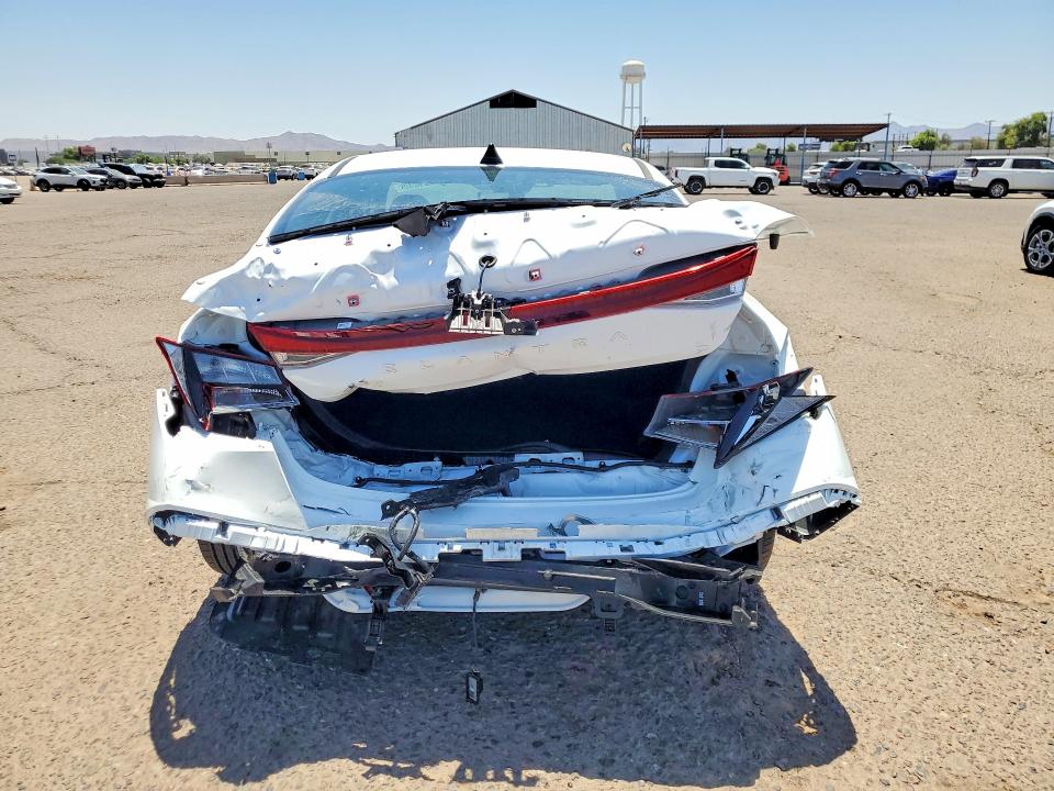 2026 Hyundai Elantra VIN KMHLM4DG5TU185817 COPART salvage auction — REAR END, AZ - CERT OF TITLE - SALVAGE (P), sold $3,800 on 2026-07-13 (photo 6)