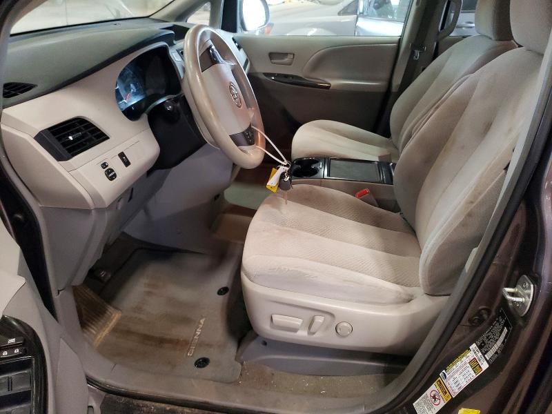 2013 Toyota Sienna VIN 5TDKK3DC5DS366175 COPART salvage auction — FRONT END, Mi - Certificate Of Title, sold $200 on 2026-07-24 (photo 7)