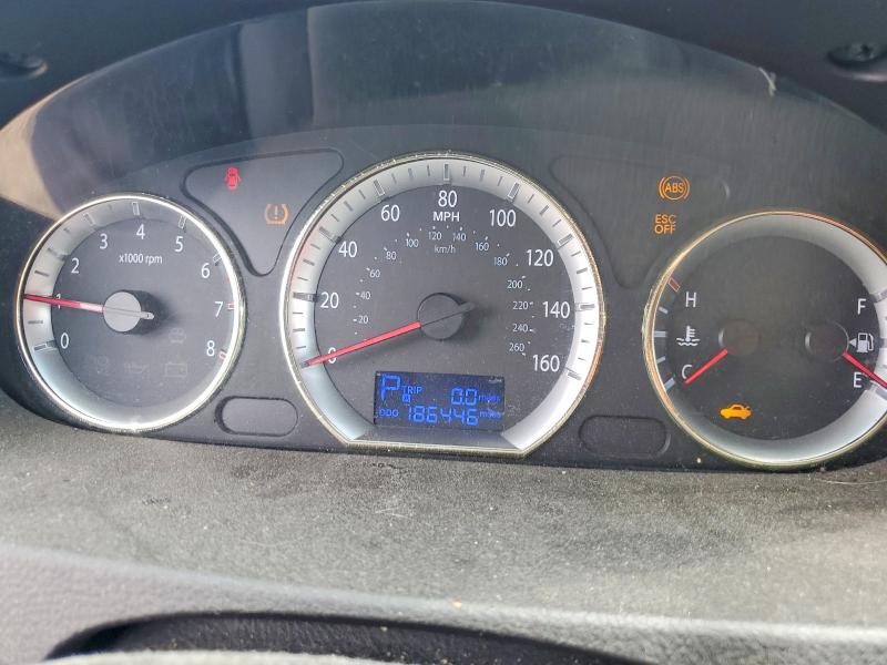 2009 Hyundai Sonata VIN 5NPET46CX9H518235 COPART salvage auction — SIDE, MD - CERT OF SALVAGE > 75% DAMAGE (P), sold $525 on 2026-07-23 (photo 9)