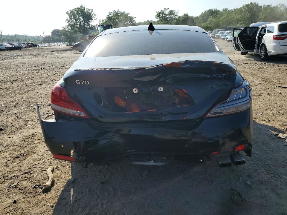 2021 Genesis G70 VIN KMTG34LA2MU070729 COPART salvage auction — REAR END, MD - CERT OF SALVAGE > 75% DAMAGE (P), sold $2,150 on 2026-07-23 (photo 6)