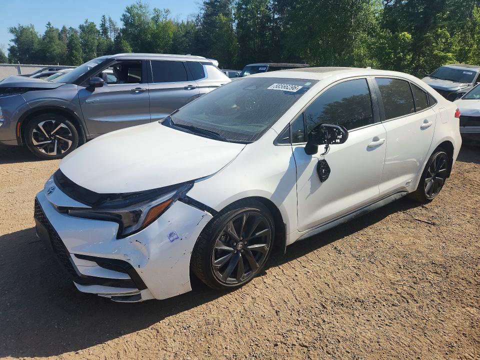 2025 Toyota VIN JTDBDMHE0S3019539 COPART salvage auction — FRONT END, On - Permit Salvage, sold $11,200 on 2026-07-30 (photo 1)