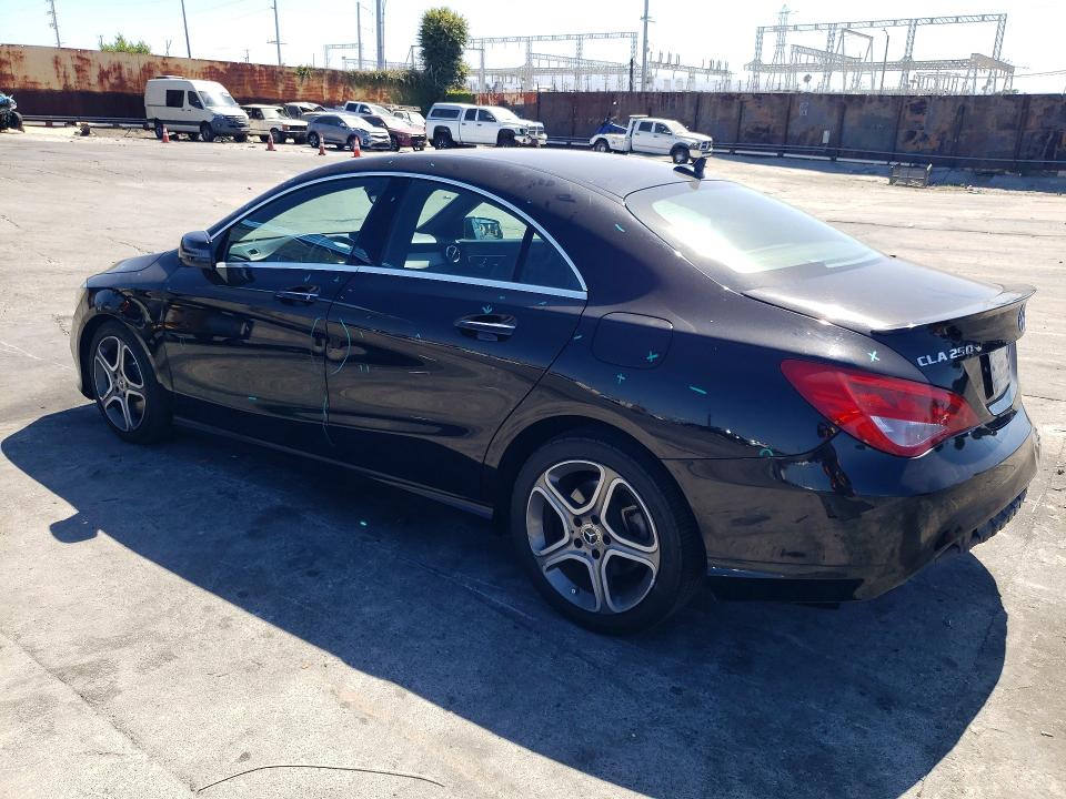 2018 Mercedes-benz Cla-klasse VIN WDDSJ4EB6JN602144 COPART salvage auction — REAR END, Ca - Salvage Certificate, sold $3,700 on 2026-08-07 (photo 2)