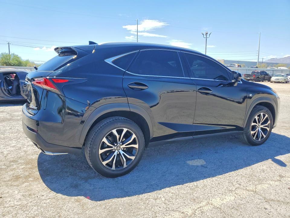 2017 Lexus Nx VIN JTJBARBZ2H2133796 COPART salvage auction — SIDE, Nv - Salvage Title, sold $8,700 on 2026-08-27 (photo 3)