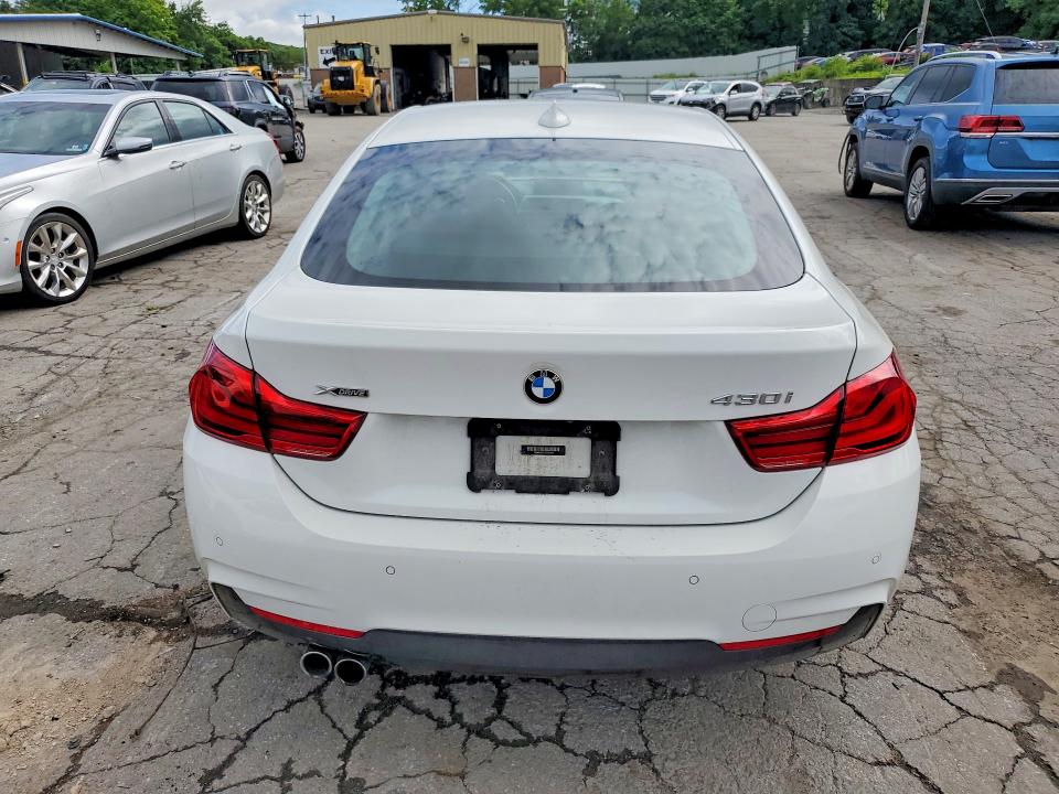 2018 BMW 4er VIN WBA4J3C57JBG96434 COPART salvage auction — FRONT END, Ny - Mv-907A Salvage Certificate, sold $7,300 on 2026-08-20 (photo 6)