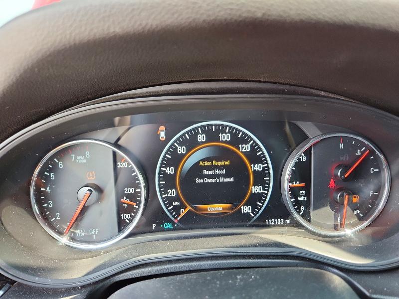 2018 Buick Regal VIN W04GS6SS3J1103896 COPART salvage auction — FRONT END, OH - CERT OF TITLE-SALVAGE, sold $550 on 2026-07-21 (photo 9)