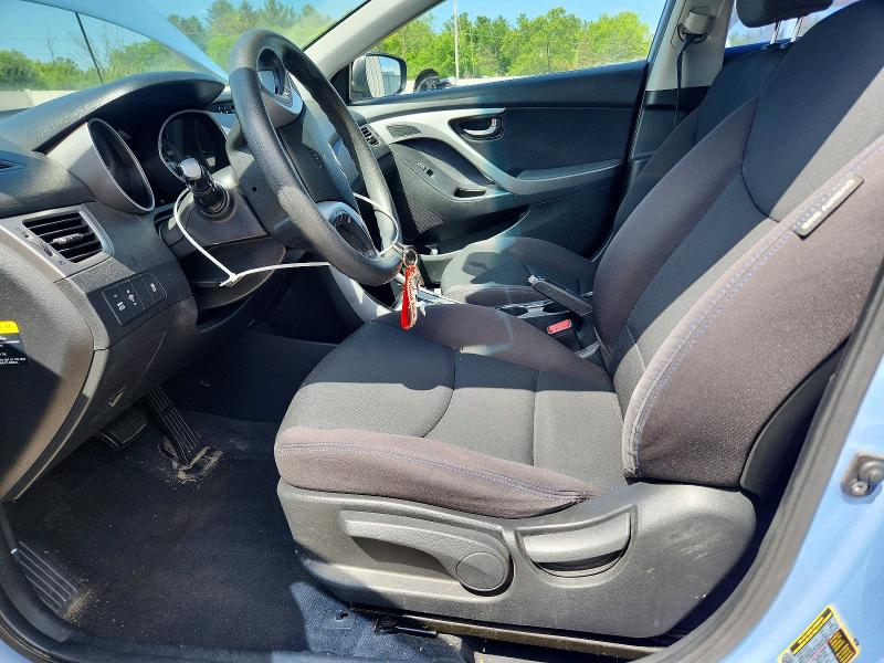 2012 Hyundai Elantra VIN KMHDH4AE7CU322882 COPART salvage auction — FRONT END, Wi - Junked Vehicle Bill Of Sale, sold $325 on 2026-07-20 (photo 7)