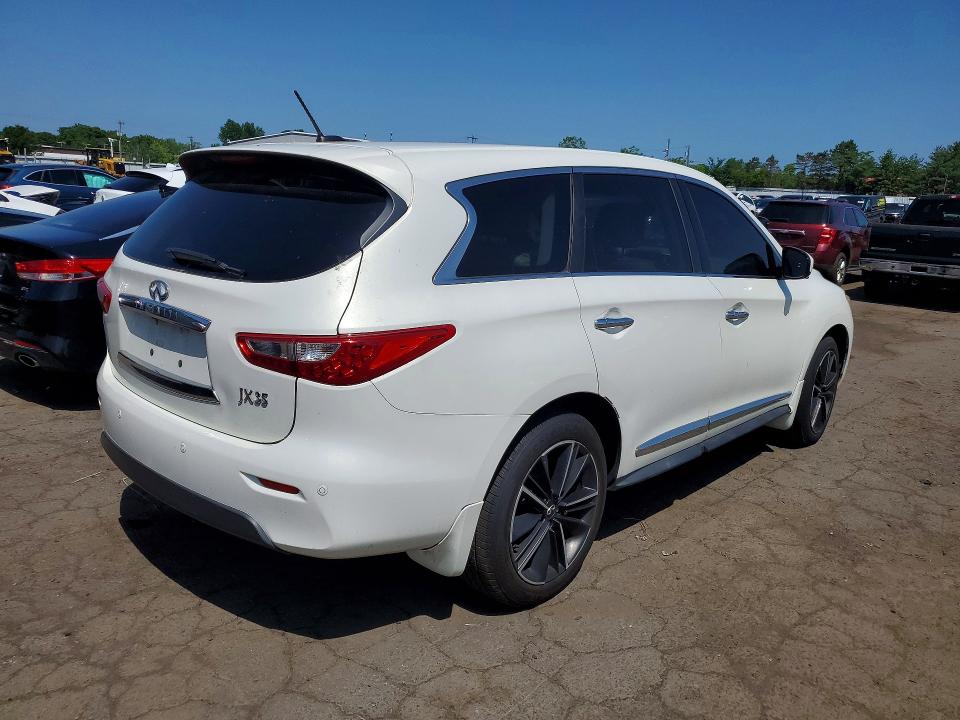 2013 Infiniti Jx VIN 5N1AL0MM0DC314076 COPART salvage auction — REAR END, CT - CERTIFICATE OF TITLE (P), sold $475 on 2026-07-22 (photo 3)