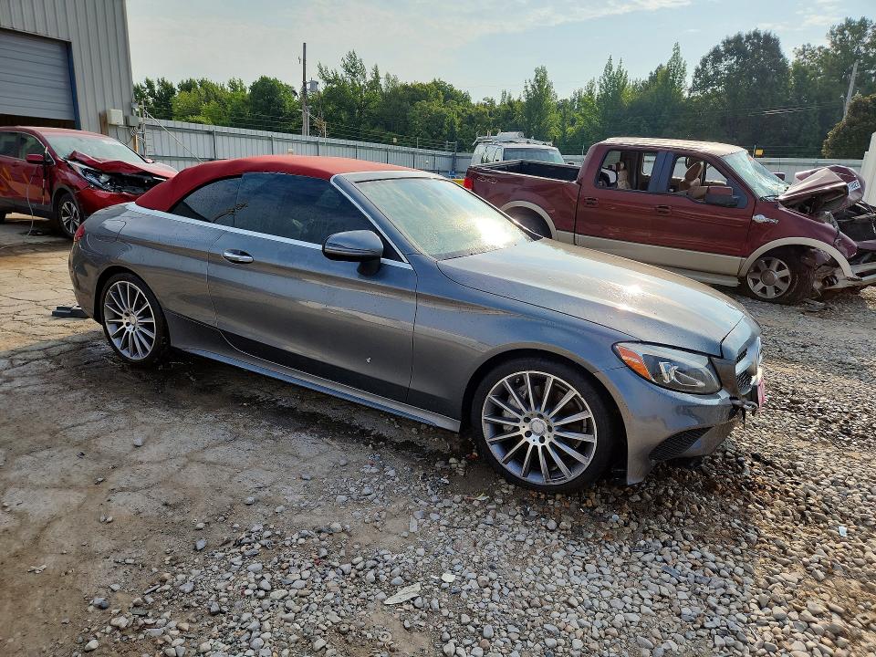 2017 Mercedes-benz C-klasse VIN WDDWK4JB9HF426151 COPART salvage auction — FRONT END, Tn - Salvage Certificate, sold $7,100 on 2026-08-20 (photo 4)