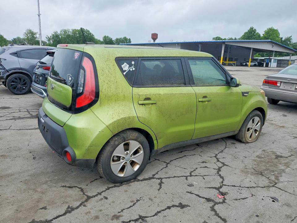 2015 Kia Soul VIN KNDJN2A2XE7741000 COPART salvage auction — MECHANICAL, Fl - Certificate Of Title, sold $500 on 2026-07-14 (photo 3)