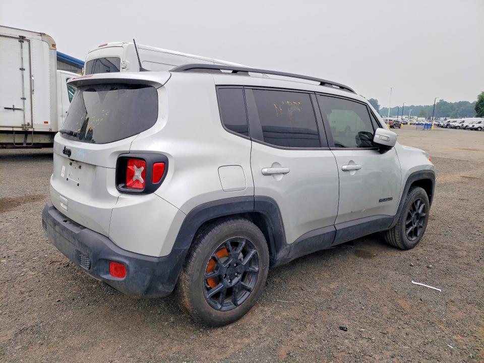 2020 Jeep Renegade VIN ZACNJABB5LPL48766 COPART salvage auction — FRONT END, TX - CERTIFICATE OF TITLE (P), sold $3,950 on 2026-07-30 (photo 3)