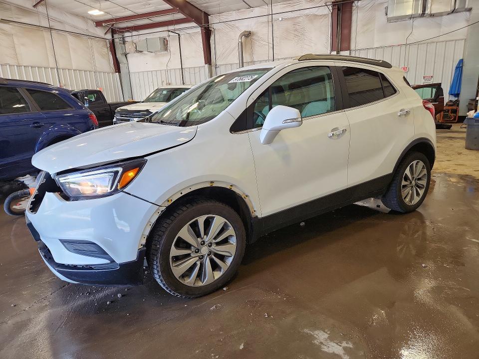 2018 Buick Encore VIN KL4CJESB5JB573496 COPART salvage auction — FRONT END, Wi - Junked Vehicle Bill Of Sale, sold $900 on 2026-07-27 (photo 1)