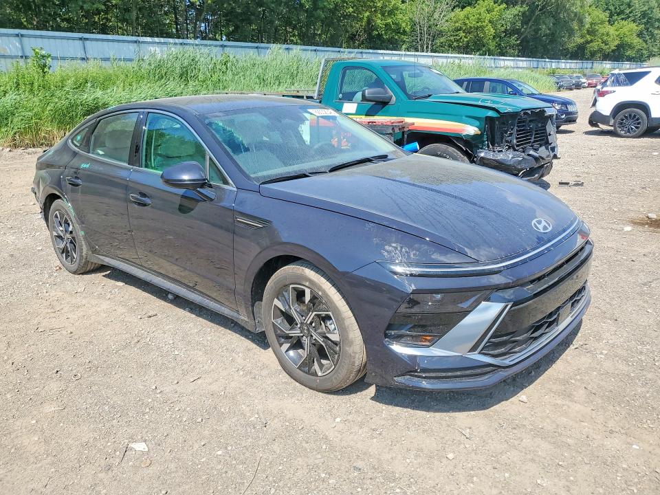 2025 Hyundai Sonata VIN KMHL64JA7SA435634 COPART salvage auction — REJECTED REPAIR, Mi - Certificate Of Title, sold $5,000 on 2026-07-15 (photo 4)