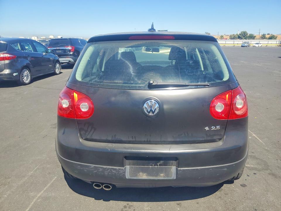 2009 Volkswagen Rabbit VIN WVWDB71K49W140700 COPART salvage auction — FRONT END, CA - SALVAGE CERTIFICATE, sold $50 on 2026-07-22 (photo 6)
