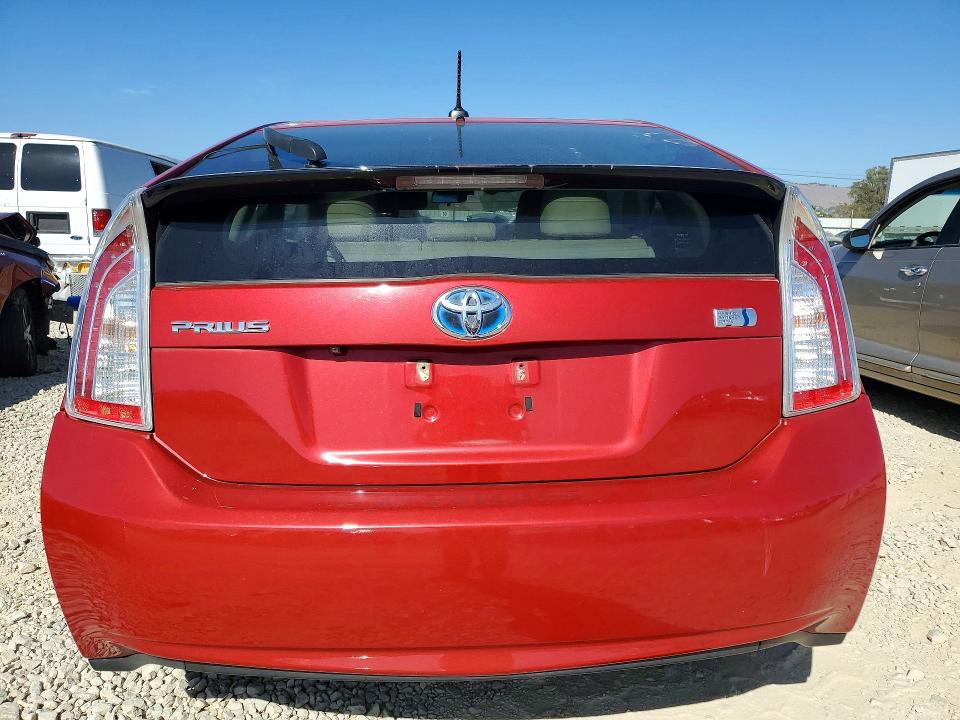2013 Toyota Prius VIN JTDKN3DU8D5560432 COPART salvage auction — FRONT END, Ca - Salvage Certificate, sold $800 on 2026-07-28 (photo 6)