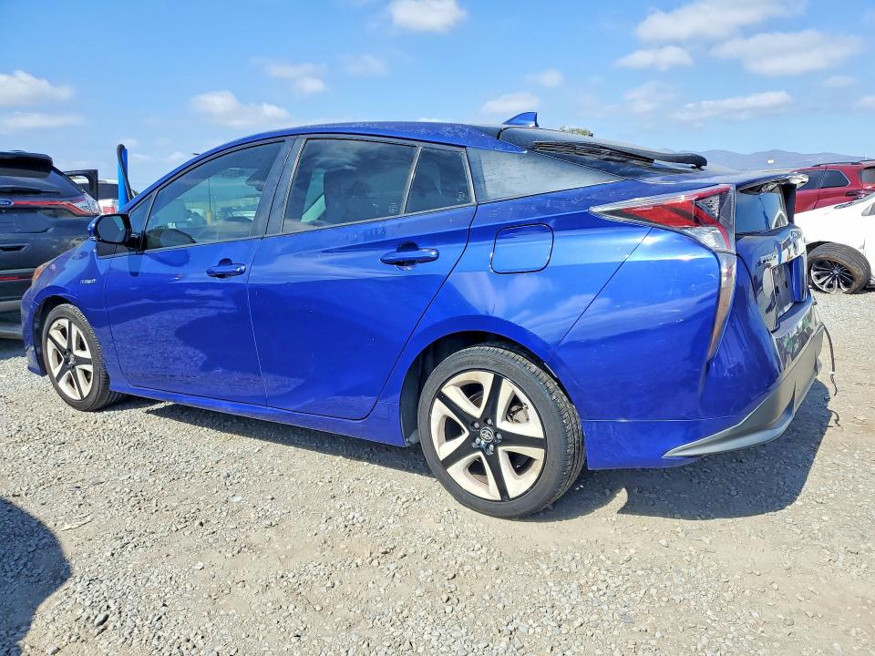 2016 Toyota Prius VIN JTDKARFU5G3513726 COPART salvage auction — REAR END, Salvage Title, sold $2,100 on 2026-07-28 (photo 2)