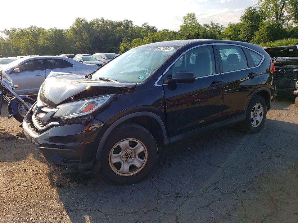 2016 Honda Cr-v VIN 5J6RM4H36GL003022 COPART salvage auction — FRONT END, Nh - Certificate Of Title, sold $3,100 on 2026-07-31 (photo 1)