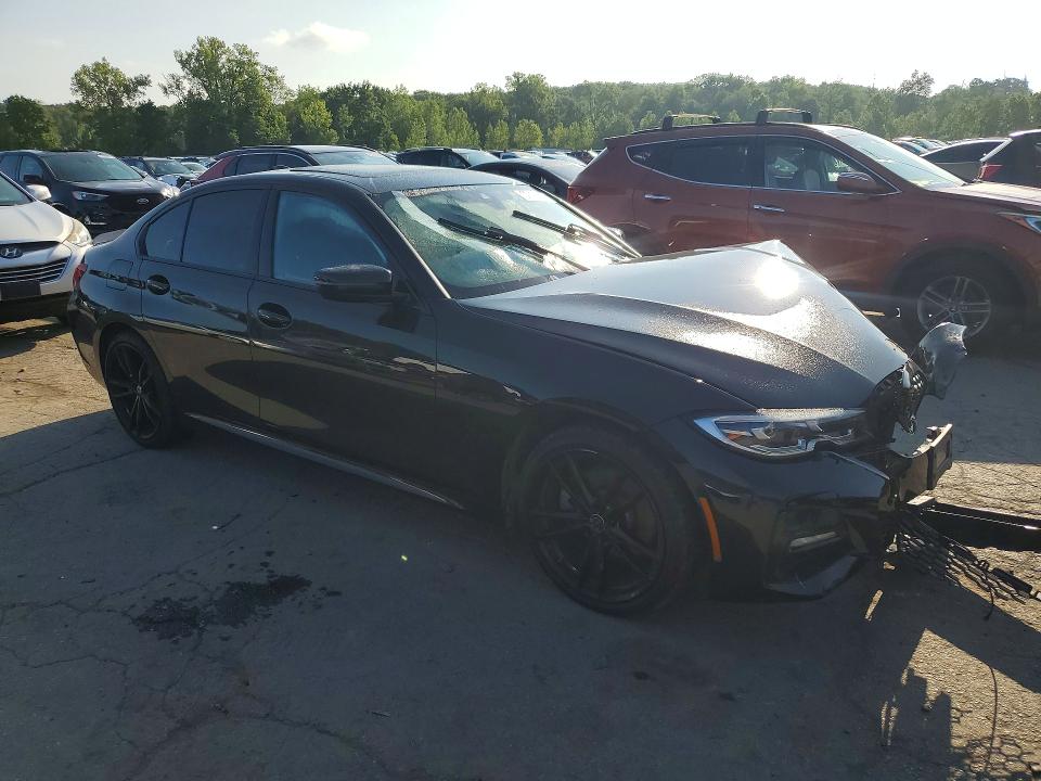 2019 BMW 3er VIN WBA5R7C52KAJ85786 COPART salvage auction — FRONT END, Ny - Mv-907A Salvage Certificate, sold $5,200 on 2026-08-03 (photo 4)