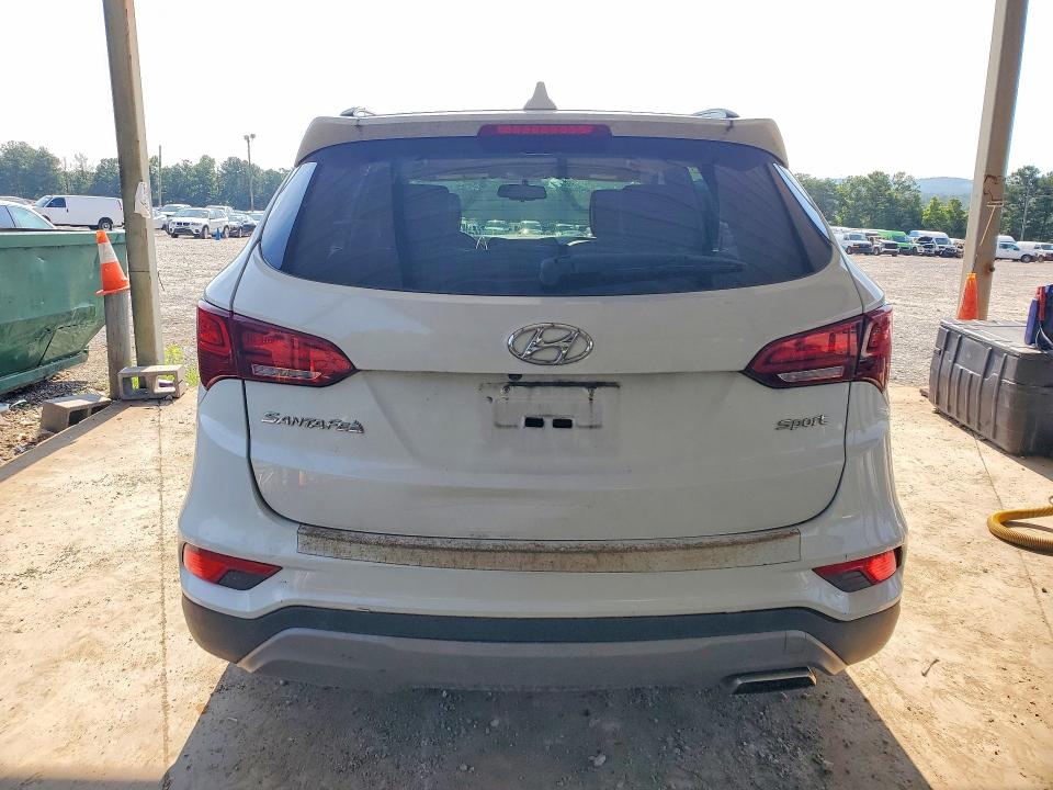 2017 Hyundai Santa fe VIN 5XYZU3LB2HG426109 COPART salvage auction — FRONT END, Mt - Certificate Of Title (P), sold $2,800 on 2026-07-28 (photo 6)