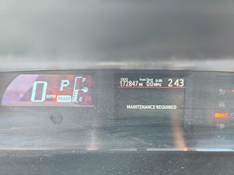 2014 Toyota Prius VIN JTDKDTB35E1066826 COPART salvage auction — MINOR DENT/SCRATCHES, Mt - Certificate Of Title, sold $1,600 on 2026-08-21 (photo 9)