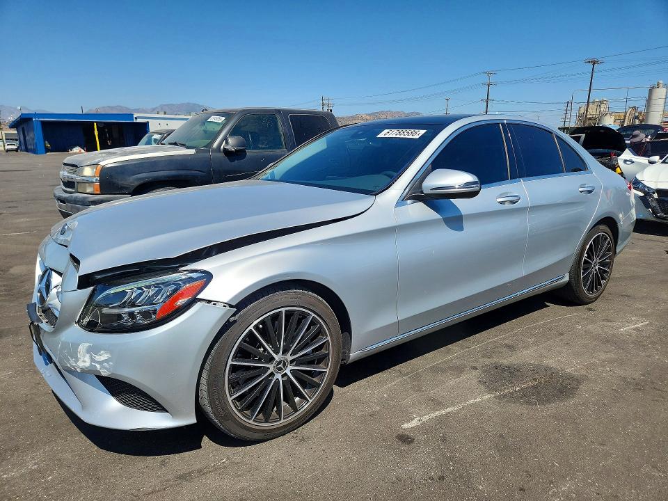 2021 Mercedes-benz C-klasse VIN W1KWF8DB4MR619016 — COPART salvage auction photo