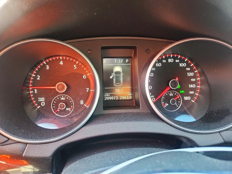 2012 Volkswagen Gti VIN WVWFD7AJ9CW074999 COPART salvage auction — MECHANICAL, Md - Certificate Of Title, sold $1,500 on 2026-07-24 (photo 9)