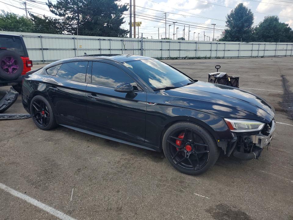 2019 Audi S5 VIN WAUB4CF58KA093832 COPART salvage auction — FRONT END, Oh - Cert Of Title-Repossession (P), sold $10,500 on 2026-08-12 (photo 4)