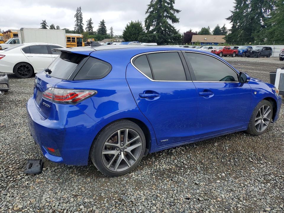 2015 Lexus Ct 200 VIN JTHKD5BH7F2217764 COPART salvage auction — FRONT END, WA - BILL OF SALE, sold $550 on 2026-07-24 (photo 3)