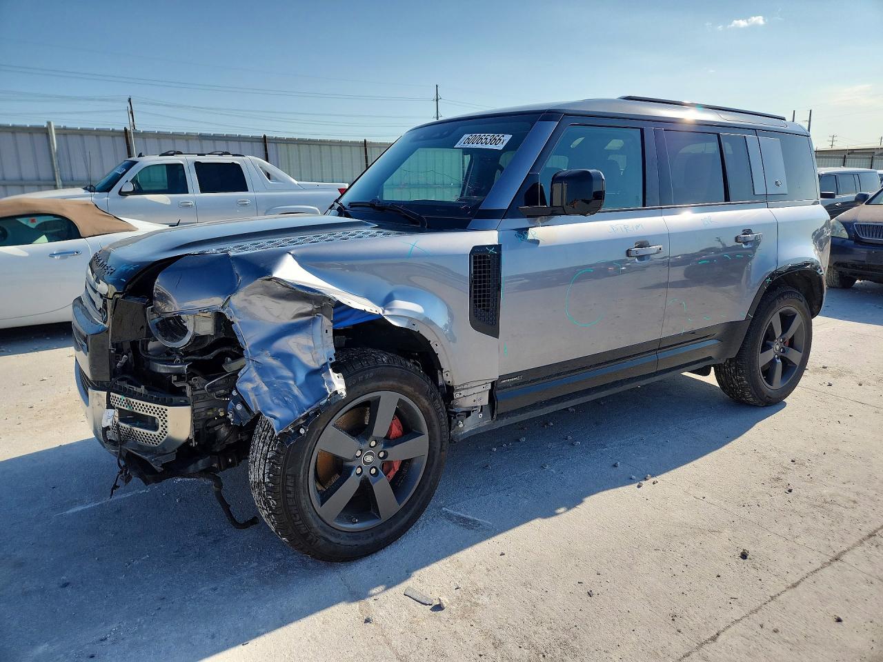 2020 Land Rover Defender VIN SALEXEEU9L2033994 — COPART salvage auction photo