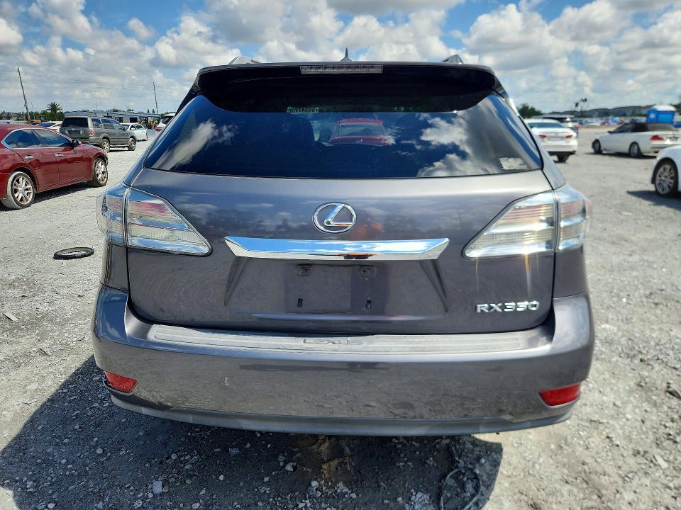 2012 Lexus Rx VIN 2T2ZK1BA5CC066109 COPART salvage auction — SIDE, Fl - Cert Of Title Slvg Rebuildable, sold $2,100 on 2026-07-28 (photo 6)