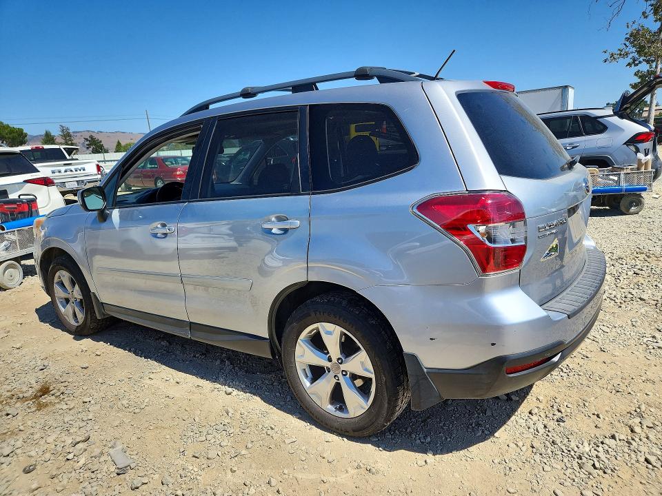 2014 Subaru Forester VIN JF2SJAEC5EH442989 COPART salvage auction — REAR END, Ca - Salvage Certificate, sold $60 on 2026-07-21 (photo 2)