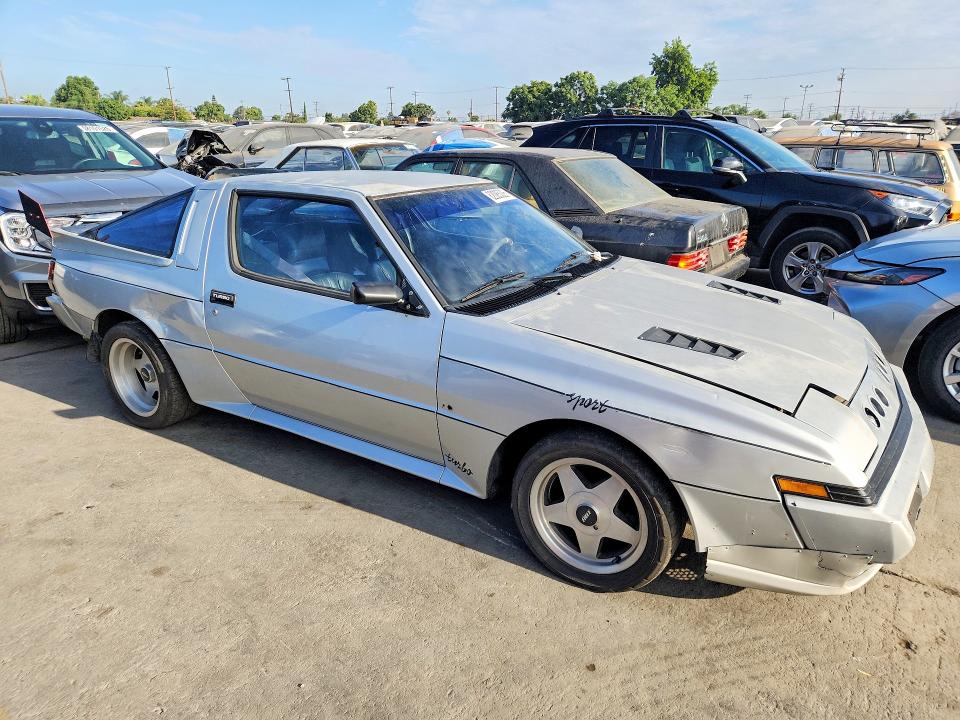 1987 Mitsubishi Starion VIN JA3CC54N1HZ031447 COPART salvage auction — REAR END, Ca - Dis/Dlr/Exp Only Lien Papers, sold $1,350 on 2026-07-27 (photo 4)