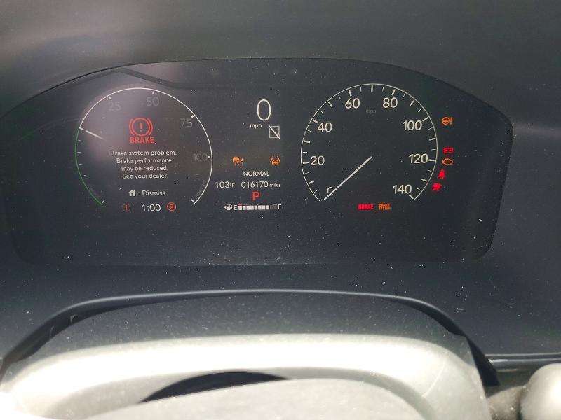 2025 Honda Cr-v VIN 7FARS5H89SE021494 COPART salvage auction — FRONT END, Tx - Salvage Vehicle Title, sold $13,900 on 2026-07-21 (photo 9)
