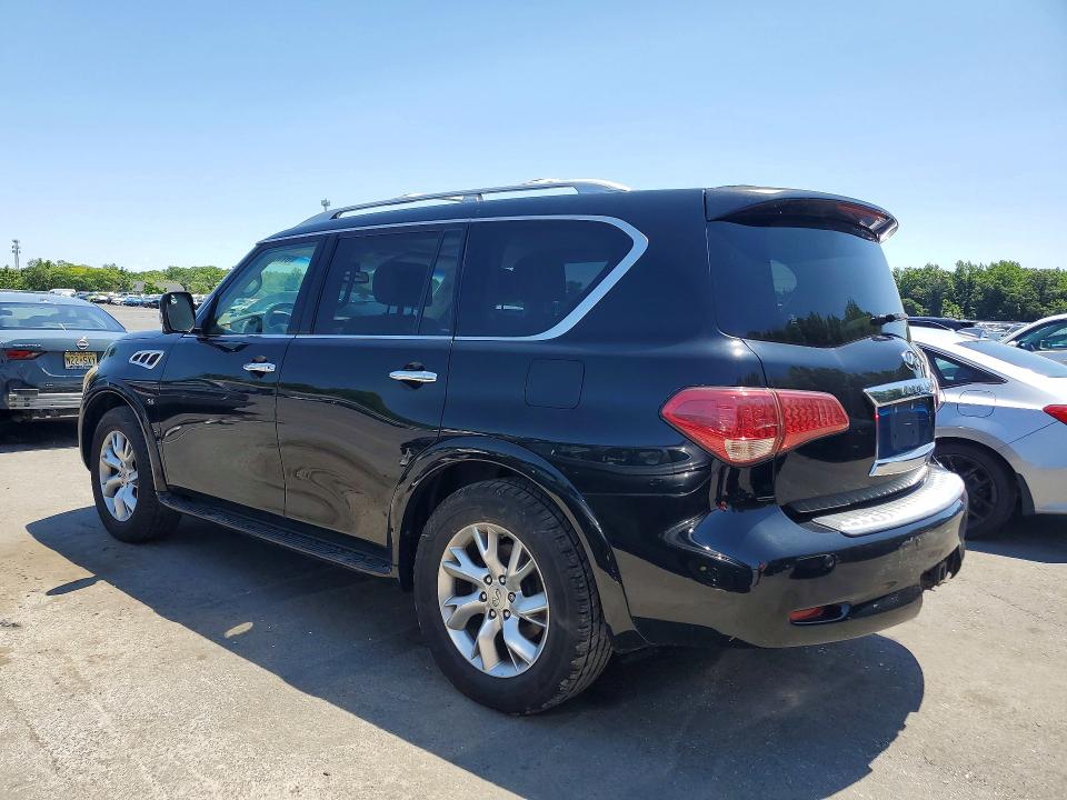 2014 Infiniti Qx80 VIN JN8AZ2NC0E9352303 COPART salvage auction — MINOR DENT/SCRATCHES, NJ - CERTIFICATE OF TITLE, sold $150 on 2026-07-30 (photo 2)