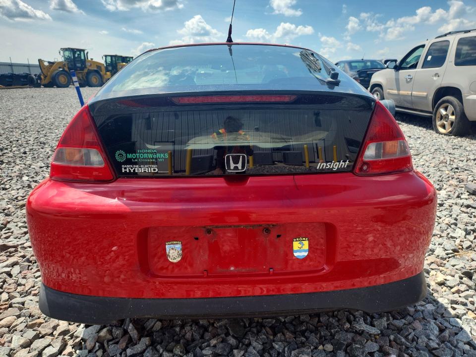 2002 Honda Insight VIN JHMZE13702T001981 COPART salvage auction — SIDE, Wi - Certificate Of Title, sold $450 on 2026-07-20 (photo 6)