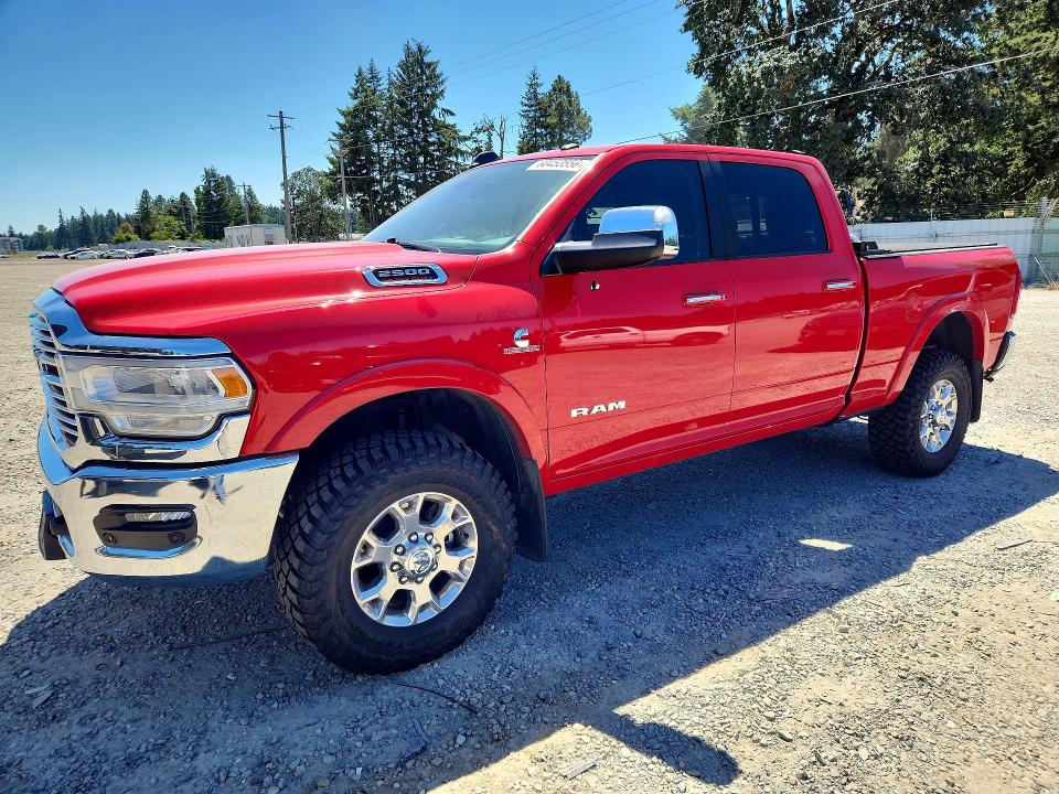 2022 Ram 2500 VIN 3C6UR5FL8NG228652 COPART salvage auction — FRONT END, Wa - Bill Of Sale, sold $29,250 on 2026-07-31 (photo 1)