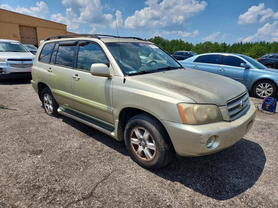 2003 Toyota Highlander VIN JTEHF21A030155099 COPART salvage auction — MECHANICAL, CT - CERTIFICATE OF TITLE, sold $225 on 2026-07-24 (photo 4)