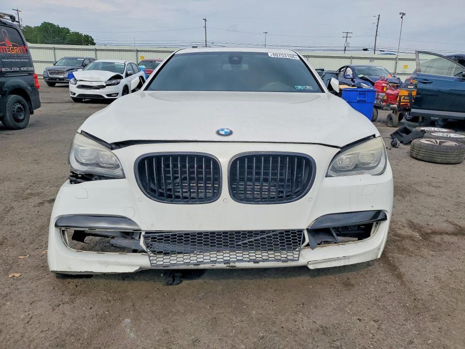 2013 BMW 7er VIN WBAYF8C5XDD139930 COPART salvage auction — FRONT END, Pa - Certificate Of Salvage, sold $775 on 2026-07-31 (photo 5)