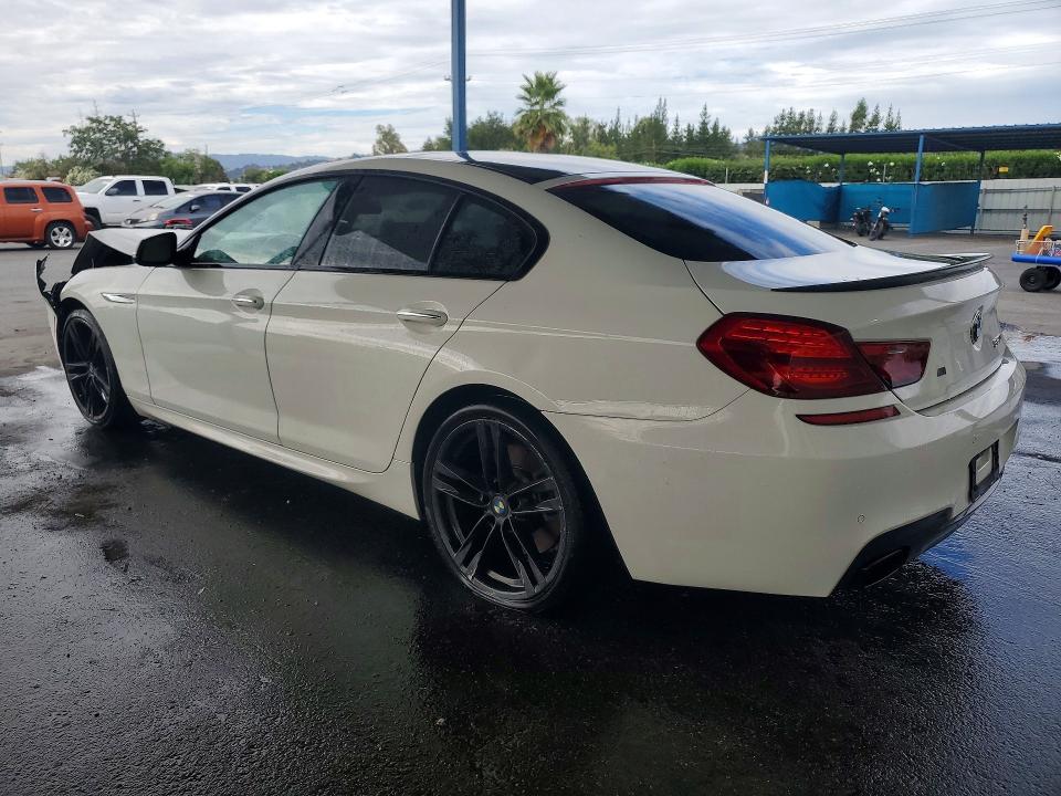 2016 BMW 6 series VIN WBA6D4C5XGD977093 COPART salvage auction — FRONT END, CA - CERTIFICATE OF TITLE, sold $2,350 on 2026-08-11 (photo 2)