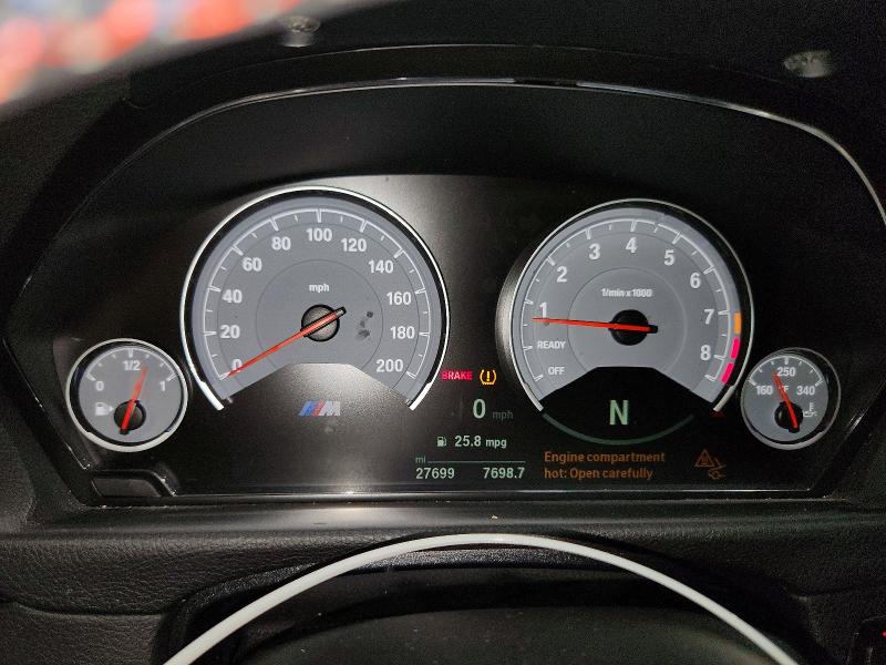 2018 BMW M4 VIN WBS4Y9C52JAC88150 COPART salvage auction — HAIL, Oh - Cert Of Title-Salvage, sold $16,000 on 2026-07-30 (photo 9)