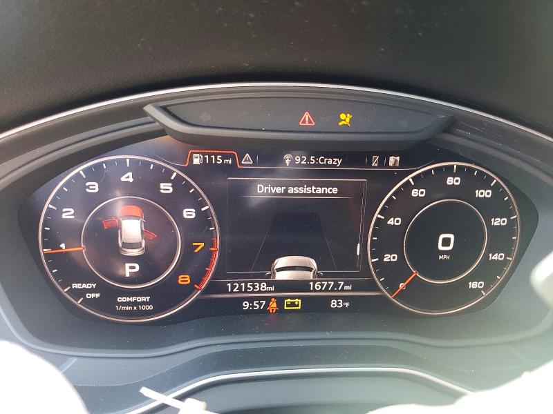 2018 Audi Q5 VIN WA1BNAFY0J2240131 COPART salvage auction — FRONT END, Ct - Cert Of Title-Salvage, sold $475 on 2026-07-28 (photo 9)