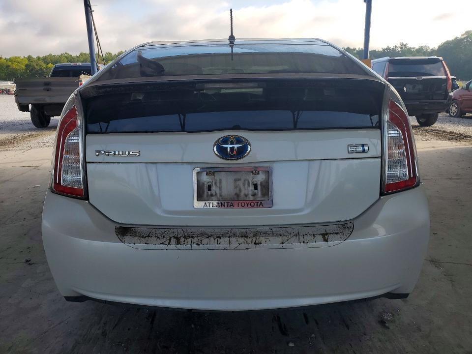 2012 Toyota Prius VIN JTDKN3DU7C1603468 COPART salvage auction — MECHANICAL, Ga - Certificate Of Title, sold $2,850 on 2026-07-16 (photo 6)