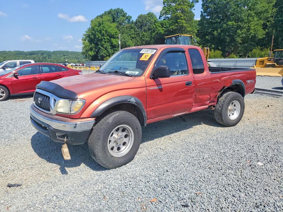 2001 Toyota Tacoma VIN 5TEWN72N31Z789758 COPART salvage auction — SIDE, NC - SALVAGE CERTIFICATE OF TITLE (P), sold $725 on 2026-07-30 (photo 1)