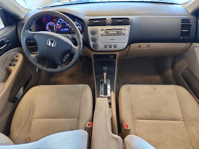 2004 Honda Civic hybrid VIN JHMES96674S011375 COPART salvage auction — MINOR DENT/SCRATCHES, Ca - Dis/Dlr/Exp App For Dup Clean, sold $250 on 2026-07-20 (photo 8)
