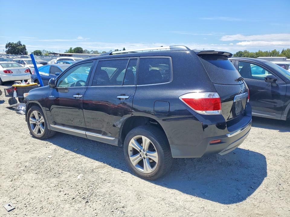 2013 Toyota Highlander VIN 5TDDK3EH7DS217480 COPART salvage auction — FRONT END, Ca - Salvage Certificate, sold $1,600 on 2026-07-28 (photo 2)